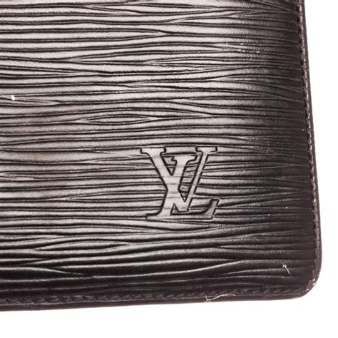 louis vuitton black epi leather wallet|Louis Vuitton epi leather speedy.